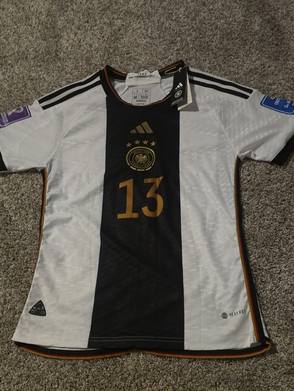 Thomas Mulller Adidas Germany National Team Soccer Jersey - #13 Size S